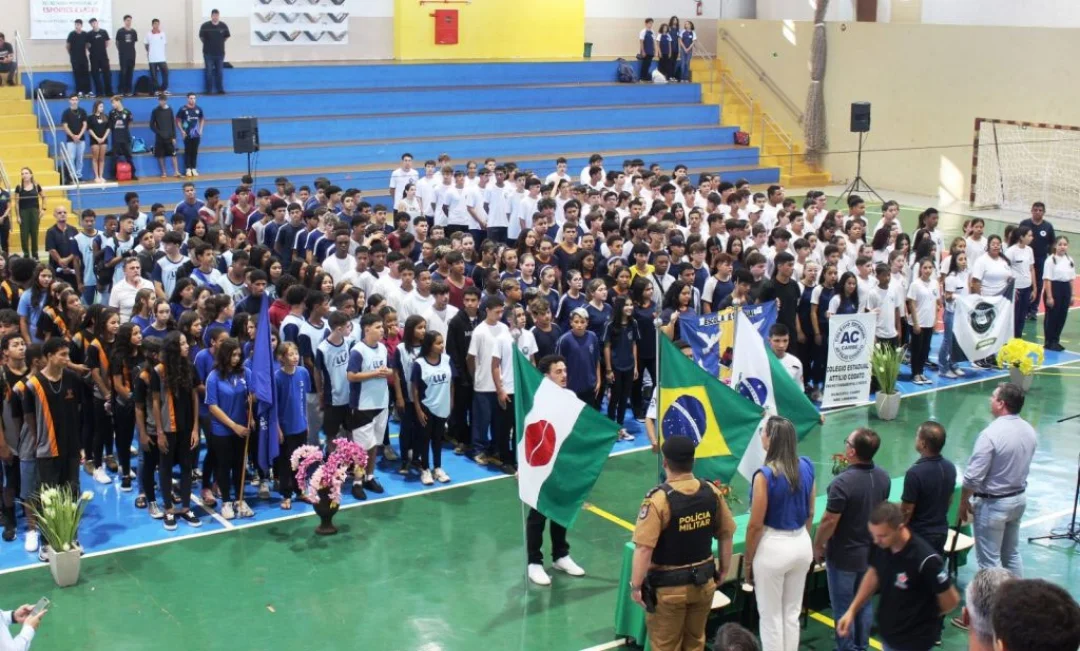 46º Jogos Estudantis de Cambé: abertura das competições nesta terça (08) mobiliza escolas e atletas