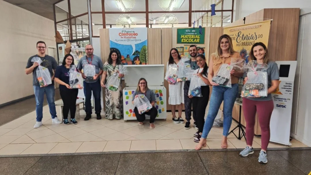 7ª Campanha do Material Escolar Sesc RPC arrecada mais de 140 mil itens em todo o estado