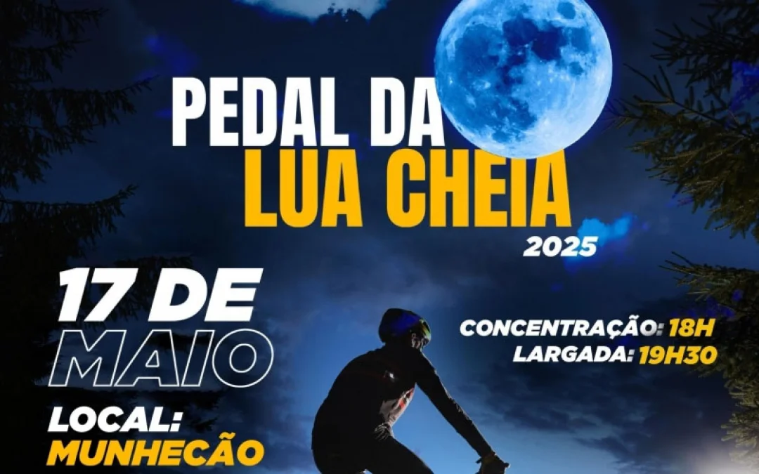 Contagem regressiva: últimos dias para se inscrever no Pedal da Lua Cheia, que será realizado neste sábado (17) em Ibiporã