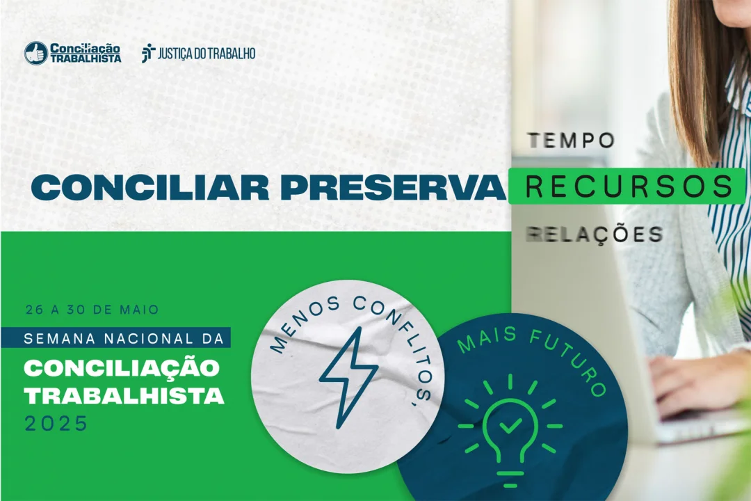 Últimos dias para inscrever processos na Semana Nacional da Conciliação Trabalhista no TRT-PR