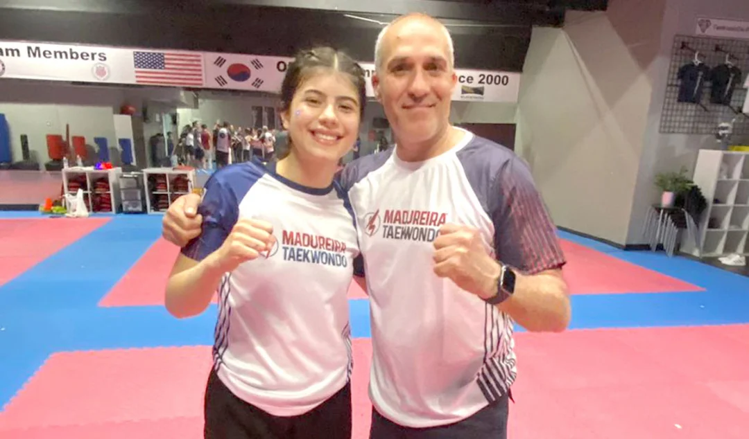 Atleta londrinense de Taekwondo participa de competição na Flórida com medalhistas olímpicos