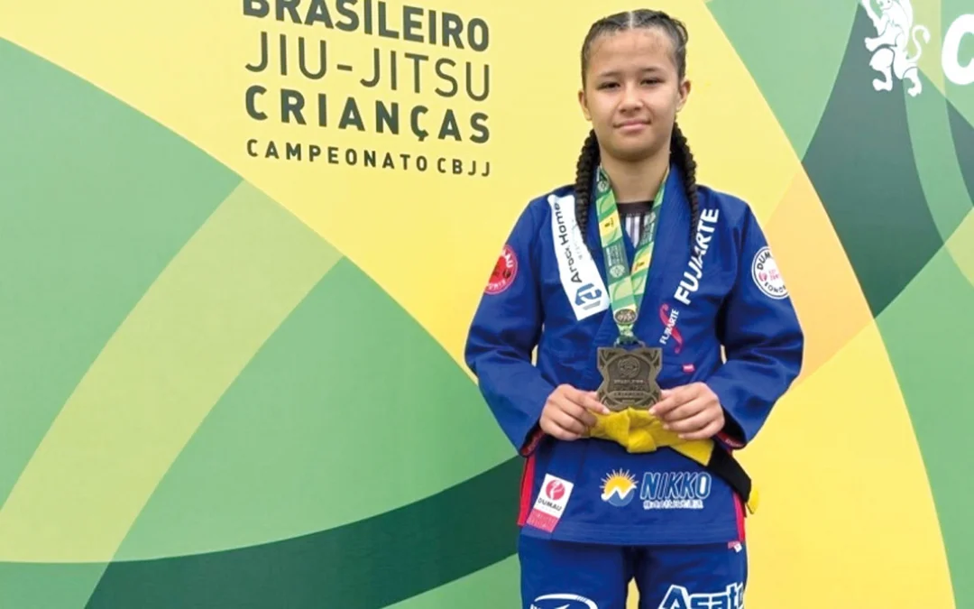 Atleta de Ibiporã conquista medalha no Campeonato Brasileiro de Jiu-Jitsu Kids 2025