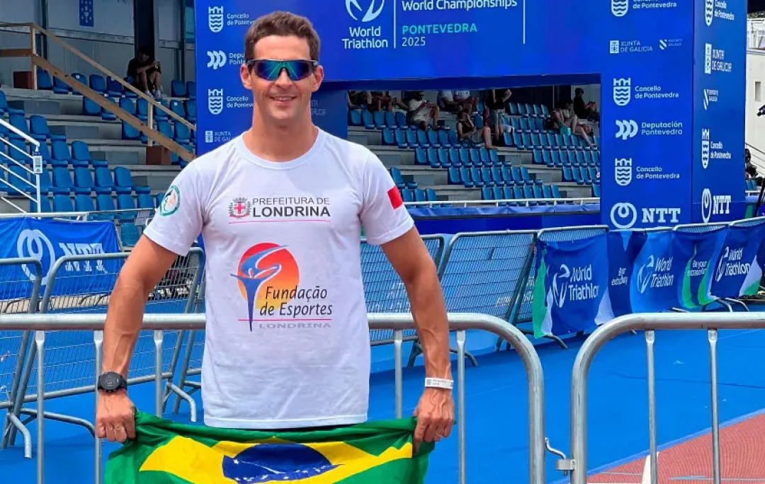 Atleta londrinense conquista o primeiro lugar no Mundial de Duathlon
