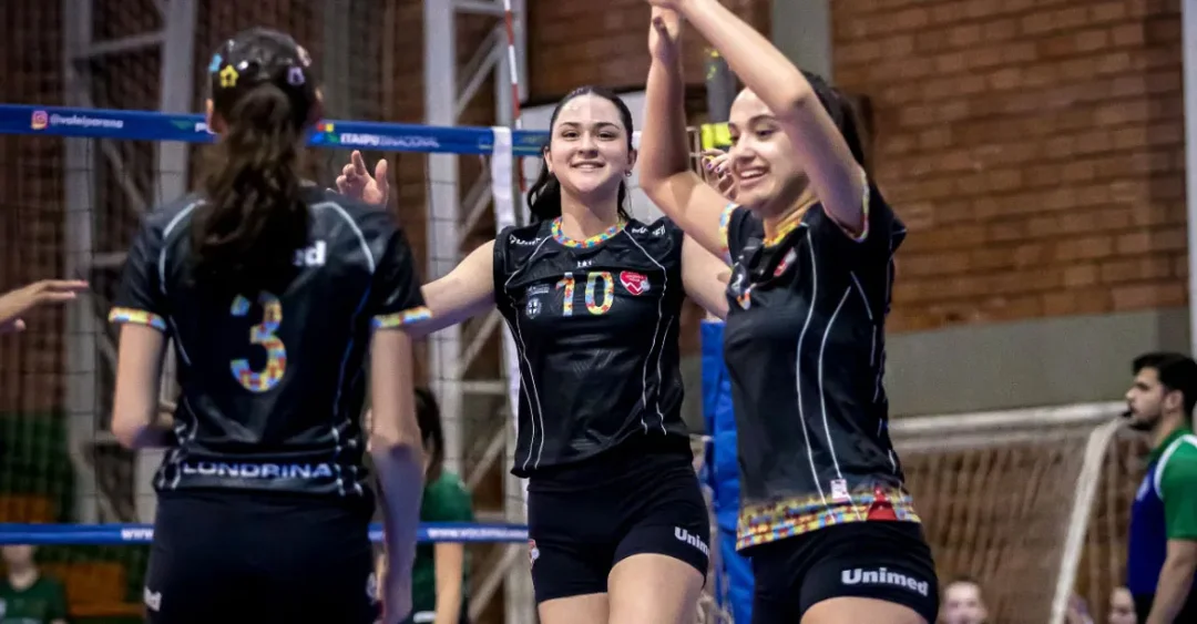 Londrina Vôlei Sub-17 conquista liderança invicta no Campeonato Paranaense – Série B