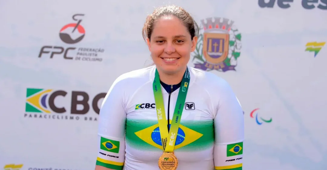 Londrinense conquista duas medalhas de ouro no Campeonato Brasileiro de Paraciclismo