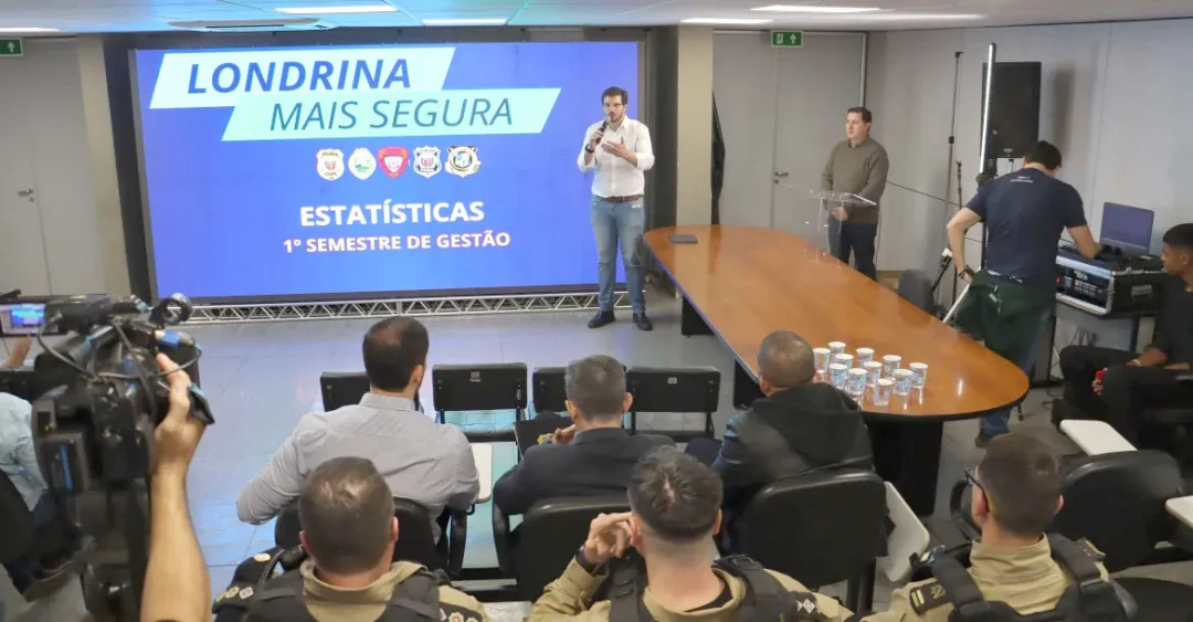 Londrina reduz crimes e é cidade mais segura acima de 250 mil habitantes do Paraná