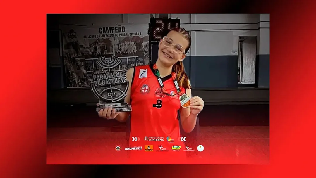 Atleta da APVE Londrina é convocada para a Seleção Paranaense Sub-15 de basquete feminino