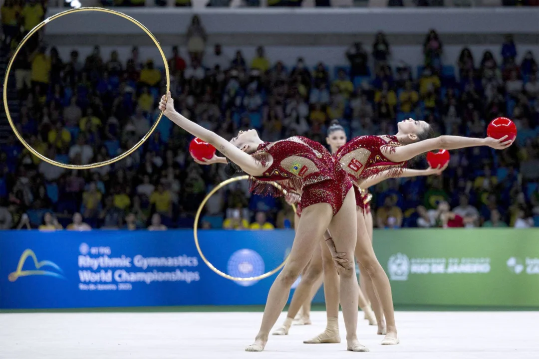 Ginástica rítmica: com atletas do Paraná, Brasil encerra Mundial com melhor resultado da história