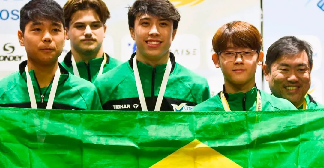 Com técnico londrinense, Brasil traz medalhas do Pan-Americano Júnior de tênis de mesa