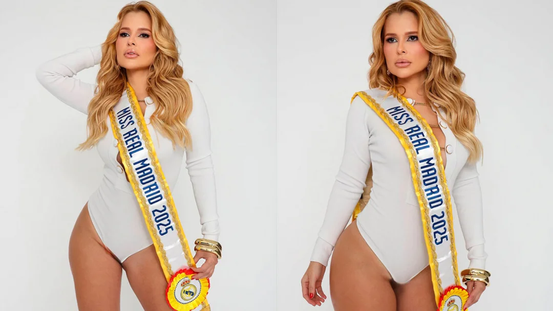 Atriz das pegadinhas, Jéssica Barbieri se torna a primeira brasileira Miss Real Madrid: “colecionando títulos”