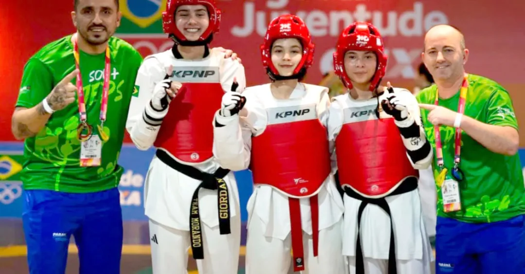 Atletas londrinenses de taekwondo se destacam nos Jogos da Juventude