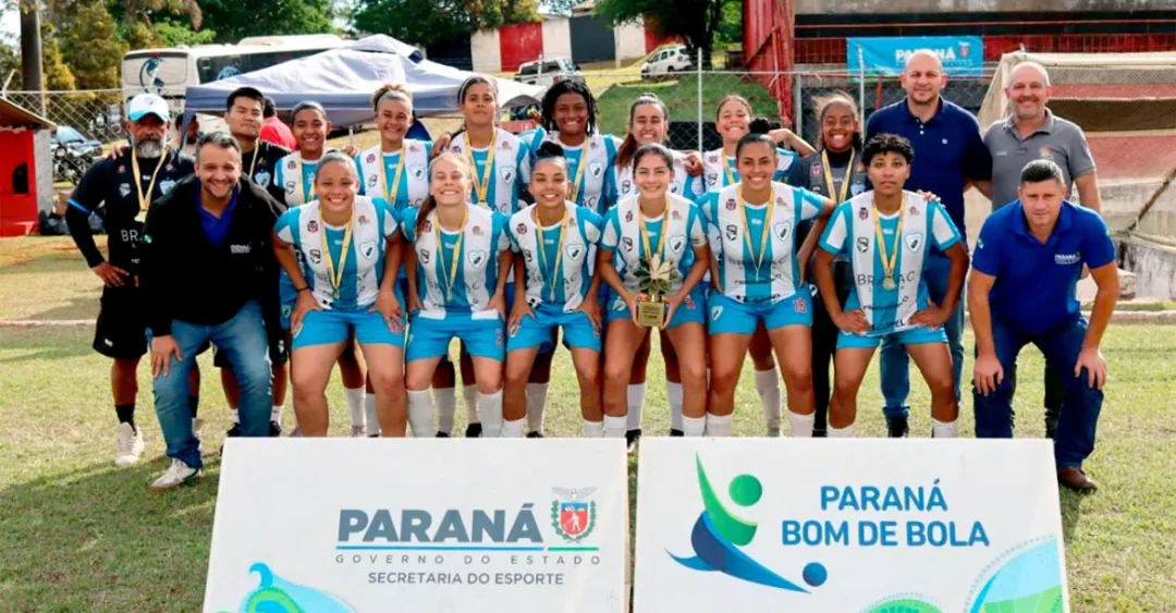 Londrina Tsuru é campeã feminina do Paraná Bom de Bola