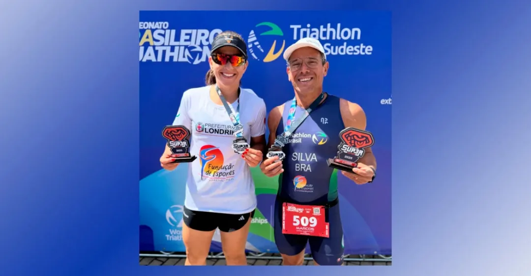 Londrinenses conquistam ouro no Campeonato Brasileiro de Duathlon