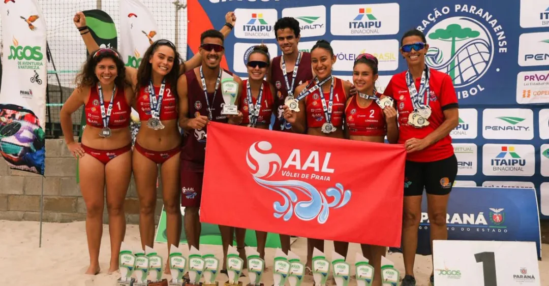 AAL fecha Circuito Paranaense de Vôlei de Praia com título geral em três categorias