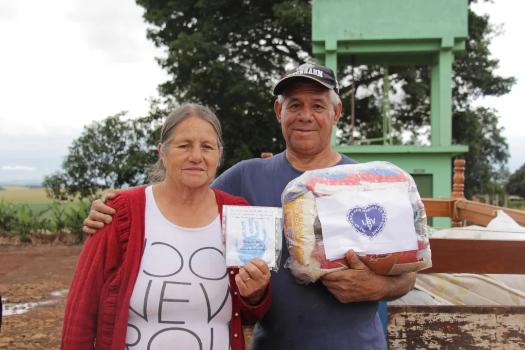 LBV entrega mais de 5 toneladas em Rio Bonito do Iguaçu