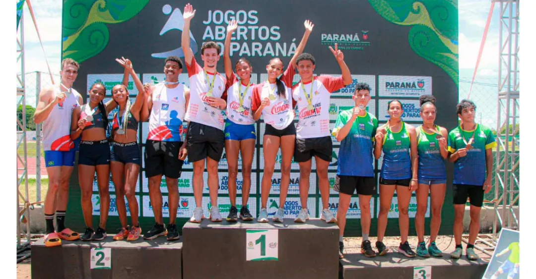 Londrina fica no 3° lugar geral nos Jogos Abertos do Paraná