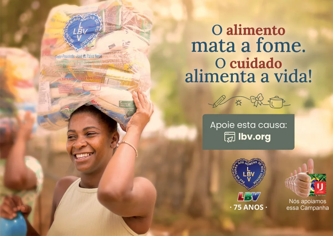 Solidariedade: Campanha Natal Permanente da LBV entrega cestas de alimentosem Londrina e Tamarana