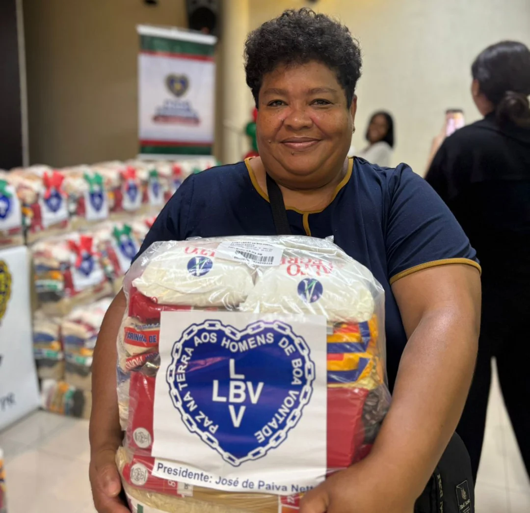 LBV beneficia 260 famílias de Londrina e Tamarana com cestas de alimentos para o Natal