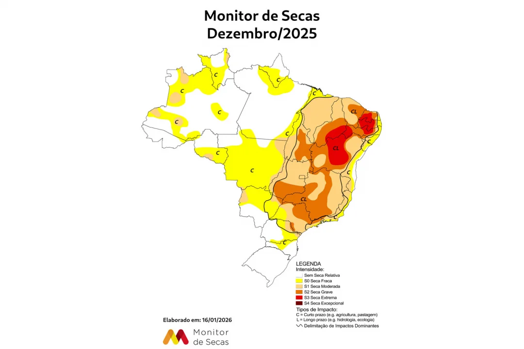 Com chuvas do fim do ano, seca recua no Norte do Paraná, aponta monitor nacional