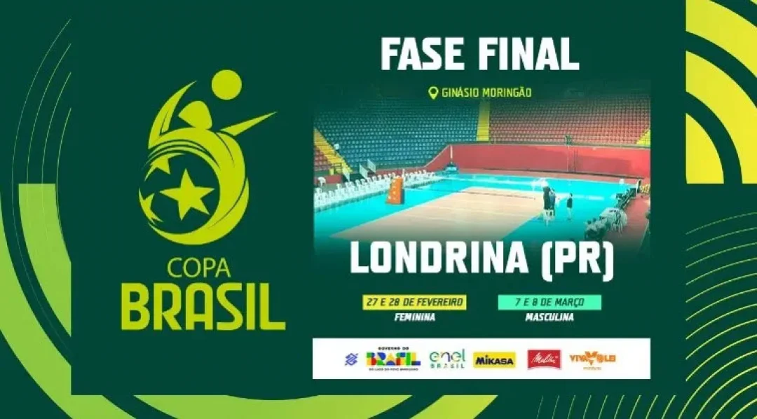 Copa Brasil terá fase final em Londrina e ingressos estão à venda