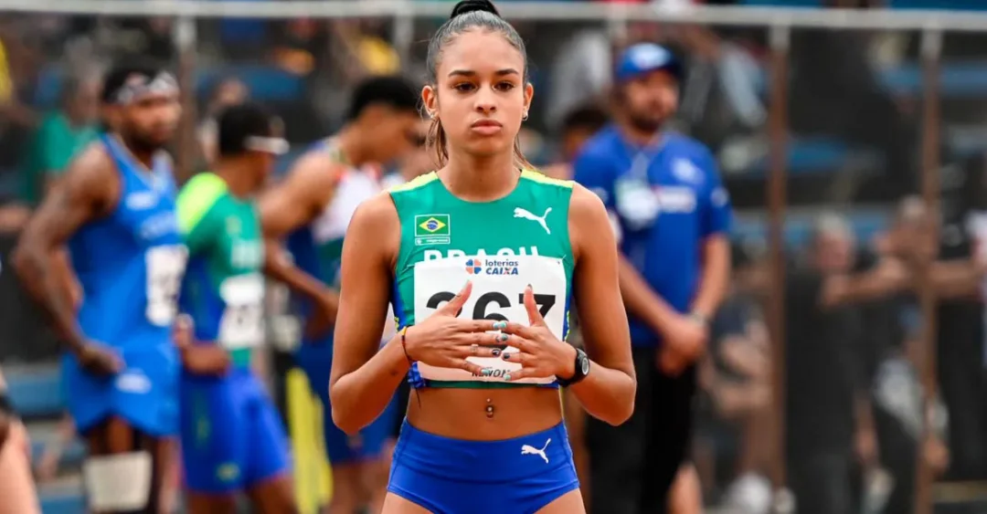 Londrinense Julia Ribeiro defende o Brasil no Mundial Indoor de Atletismo Adulto