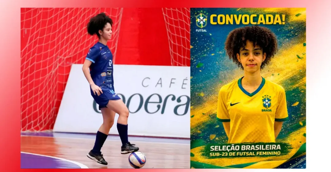 Atleta do Londrina Futsal feminino é convocada para a Seleção Brasileira Sub-23