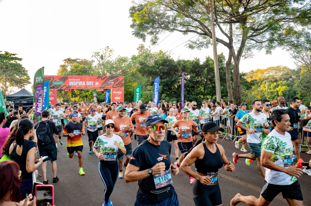 Atletas movimentam manhã de domingo em Londrina na Corrida Unimed Inspira 2026 – Etapa Day
