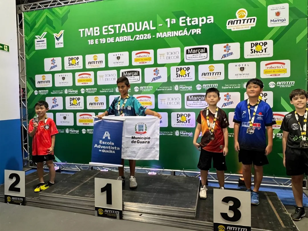 Atletas de Assaí conquistam pódios na abertura do Paranaense de Tênis de Mesa 2026