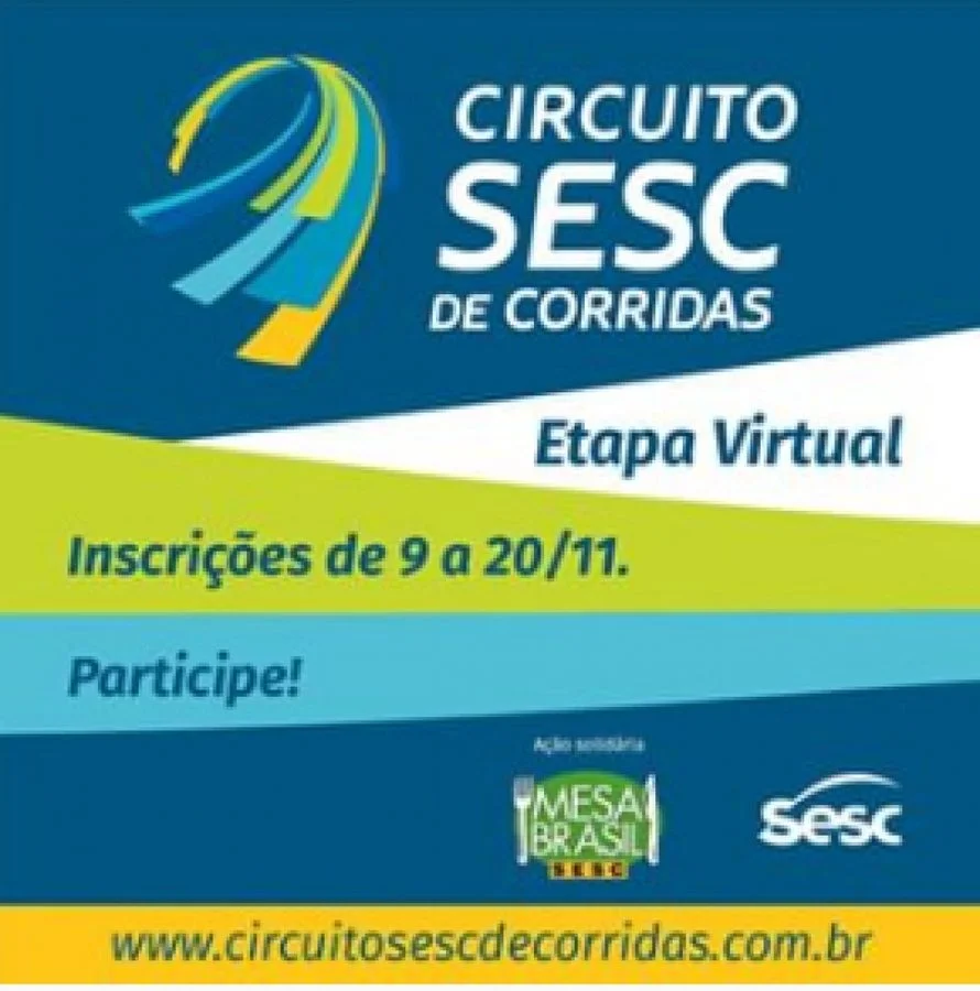 Circuito Sesc Etapa Virtual esta com inscrições abertas