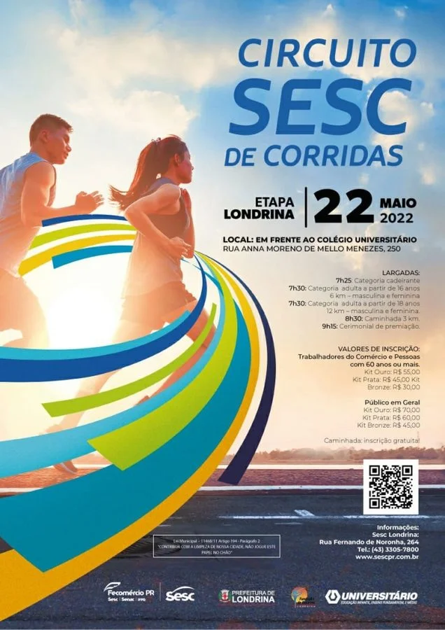 Londrina: Circuito Sesc de Corridas