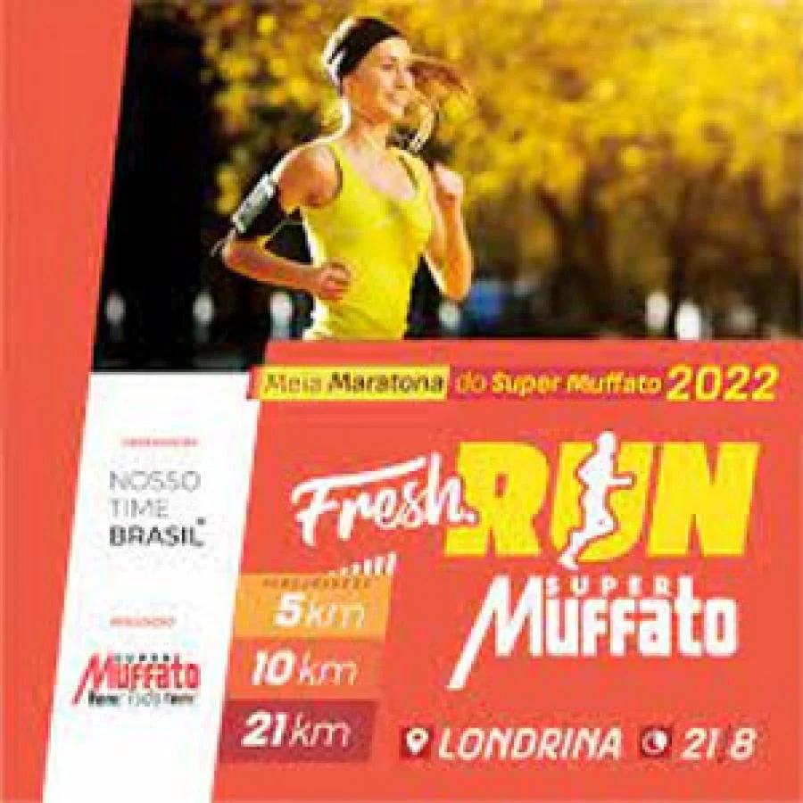 Estão abertas as inscrições para a Meia Maratona Muffato Fresh Run 2022