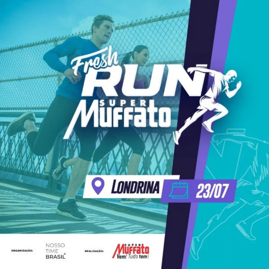 Nova edição da meia maratona Muffato Fresh Run será em julho