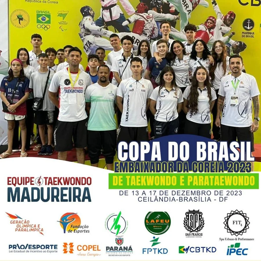 Equipe Madureira Conquista 17 Medalhas na Copa do Brasil de Taekwondo em Brasília