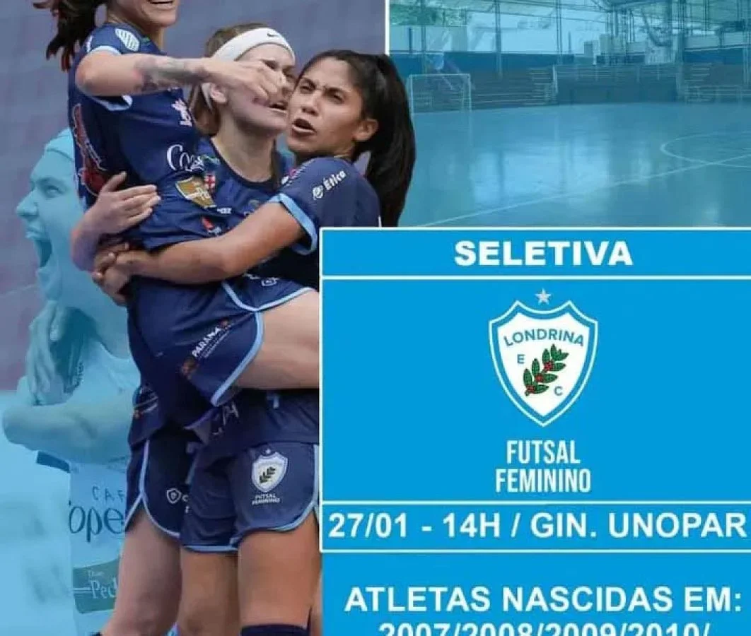 Londrina Futsal Feminino realiza primeira seletiva de jogadoras em 2024