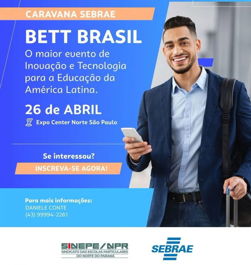 Missão técnica vai levar empreendedores para a maior feira de educação e tecnologia da América Latina