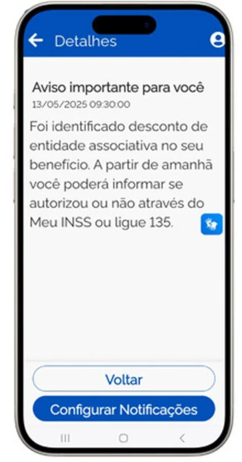 INSS inicia comunicação oficial sobre descontos associativos
