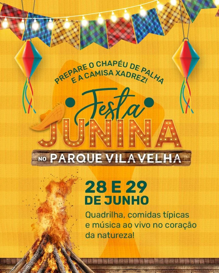 Parque Vila Velha celebra o mês junino com festa gratuita, atrações culturais e passeio de balão a uma hora de Curitiba