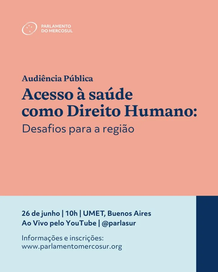 PARLASUR realiza segunda Audiência Pública sobre Derechos Humanos y acceso a la salud
