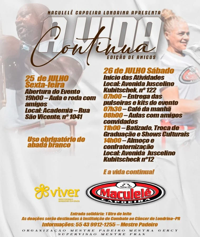 Londrina recebe o maior encontro de capoeira da região