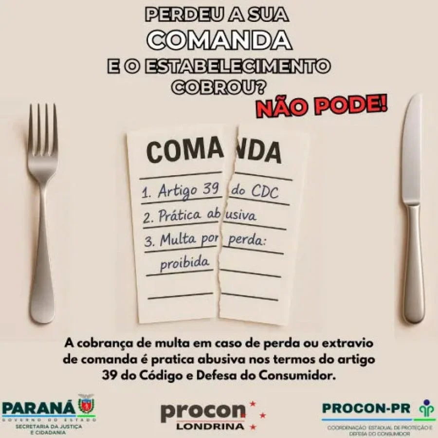 Procon orienta consumidores sobre perda ou extravio de “comanda” em baladas, bares ou restaurantes