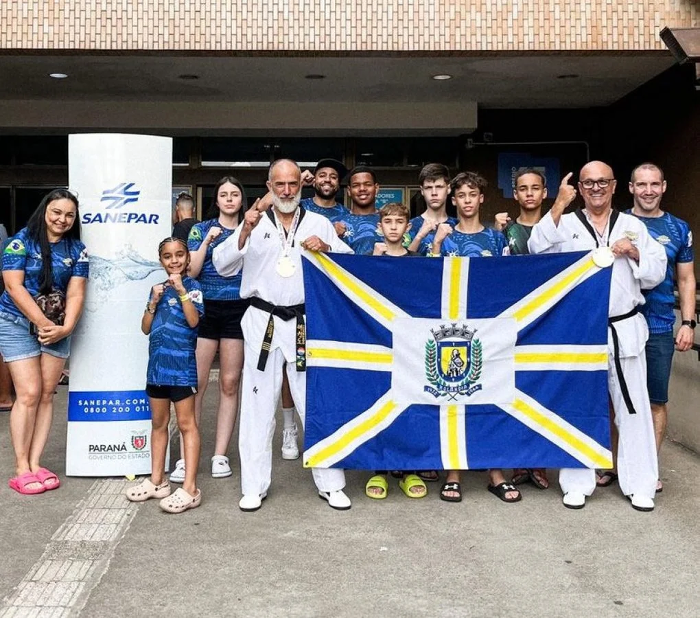 Atletas patrocinados pela Sanepar conquistam 6 medalhas em campeonato de Taekwondo