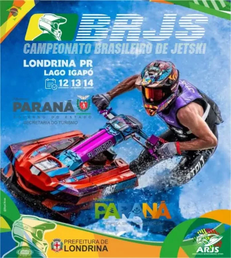 Campeonato Brasileiro de Jet Ski em Londrina promete reunir 20 mil pessoas