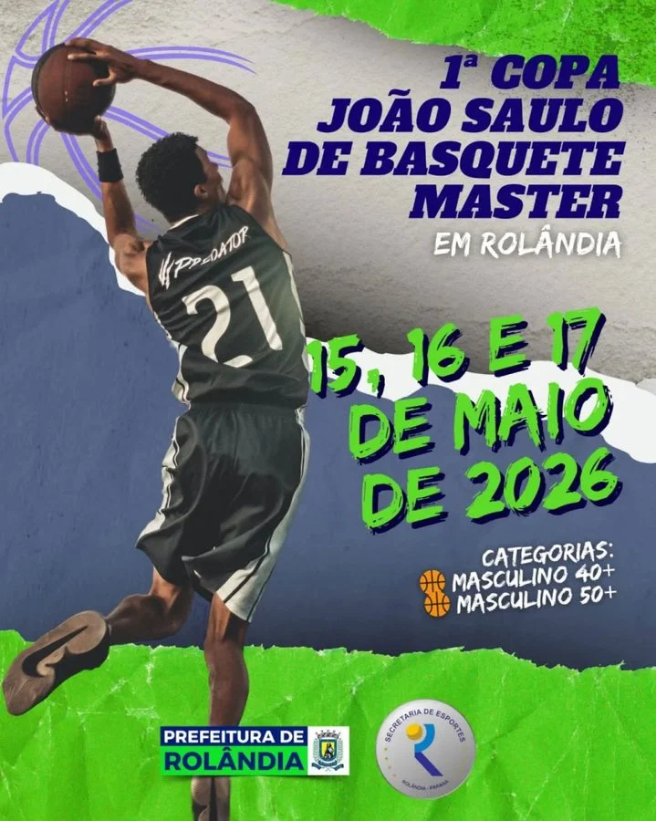 Rolândia: Ginásio Emílio Gomes vai sediar torneio interestadual de basquete máster