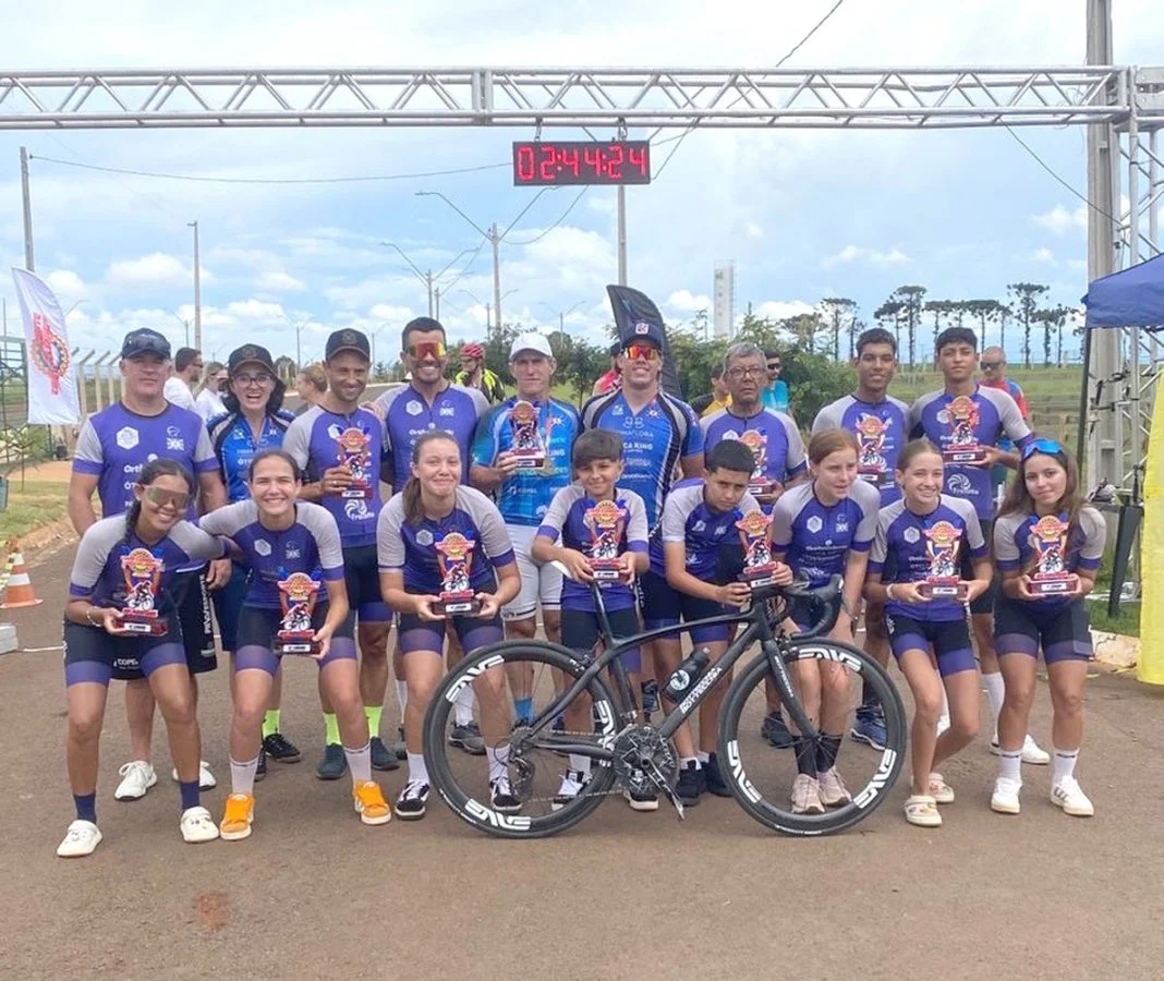 Ciclistas de Rolândia fazem bonito em Ivaiporã