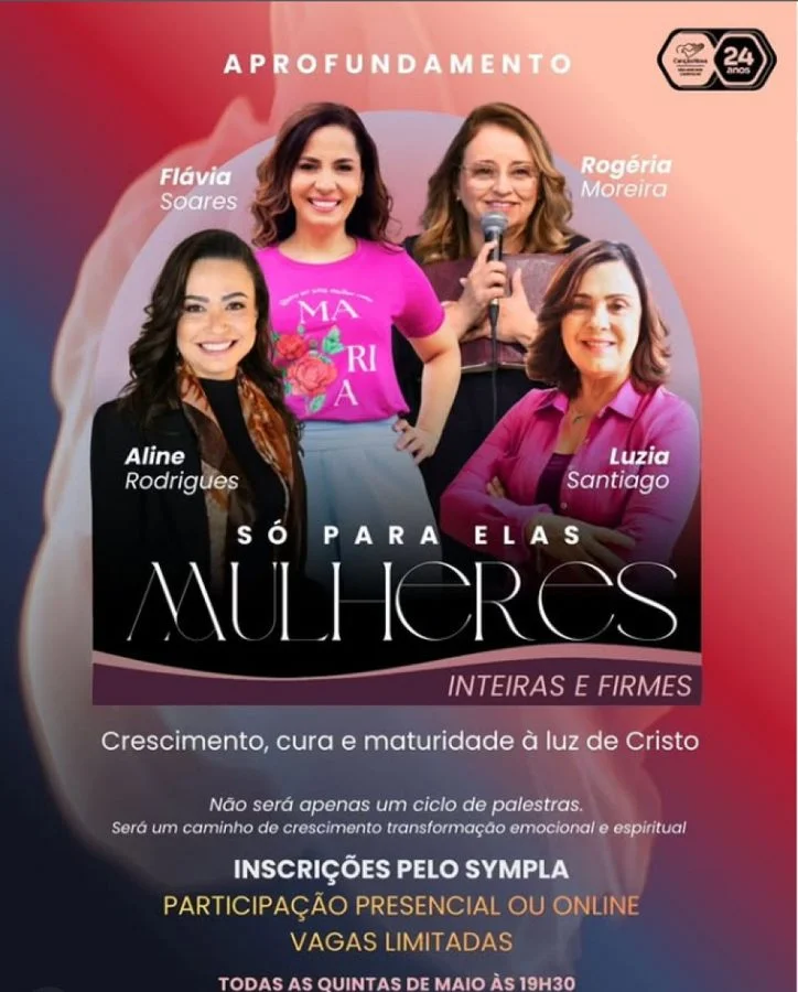 Evento para mulheres na Canção Nova está com inscrições abertas