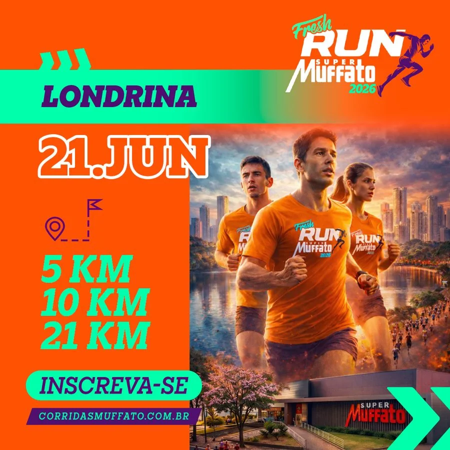 Fresh Run Londrina: inscrições seguem abertas até 15 de junho para o Circuito de Corridas