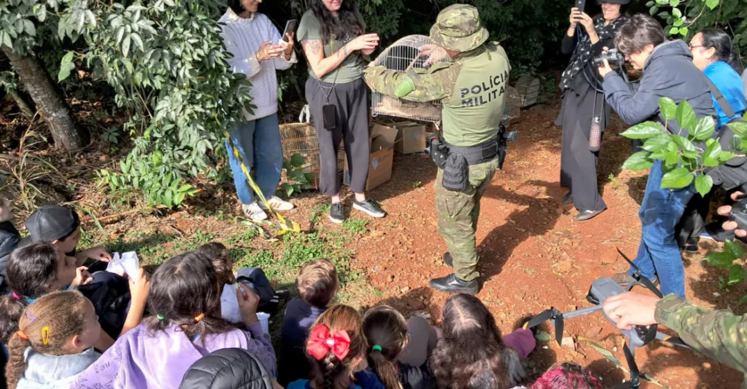 Sema e Polícia Ambiental promovem soltura de animais silvestres no Jardim Botânico