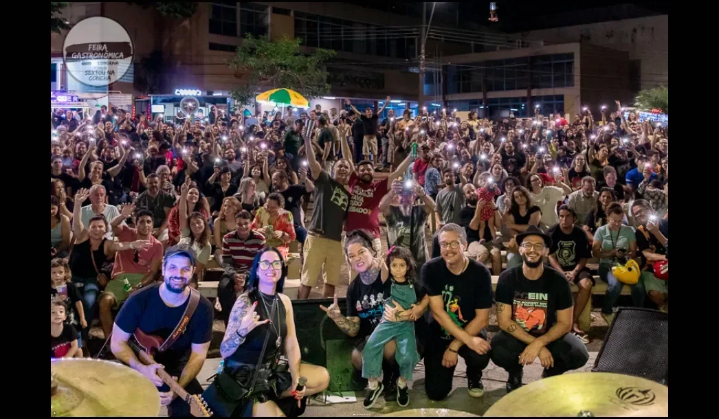 Sextou na Concha terá show gratuito da banda Tetrafônica e feira gastronômica em Londrina