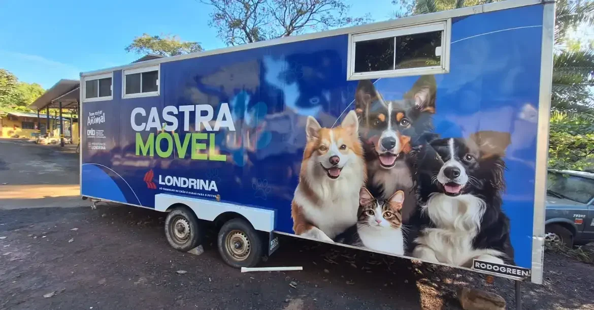 Castramóvel abre novas vagas em Londrina; cidade já realizou quase 5 mil castrações em 2026