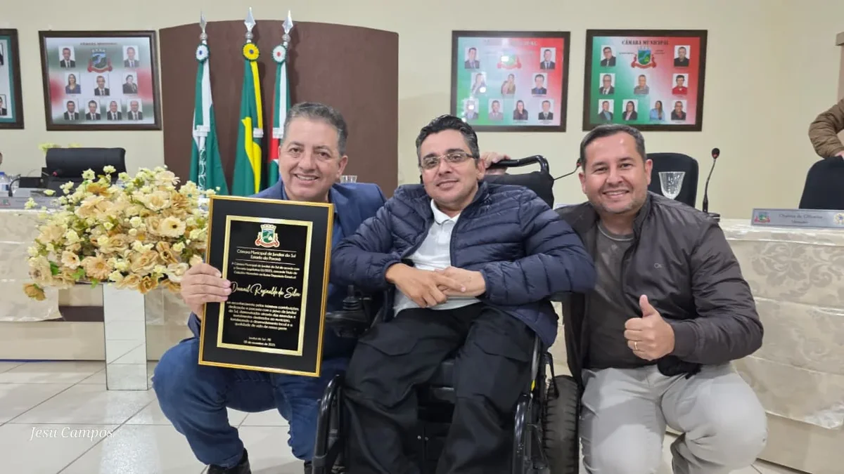 Cobra Repórter é homenageado com título de Cidadão Honorário de Jundiaí do Sul